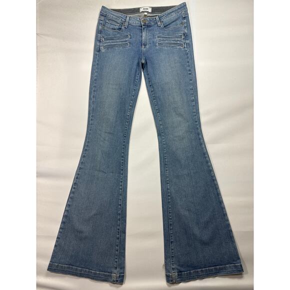 PAIGE Denim - Paige Women's Fiona Flare Leg Blue Denim Jeans - Size 30 (30x35.5)